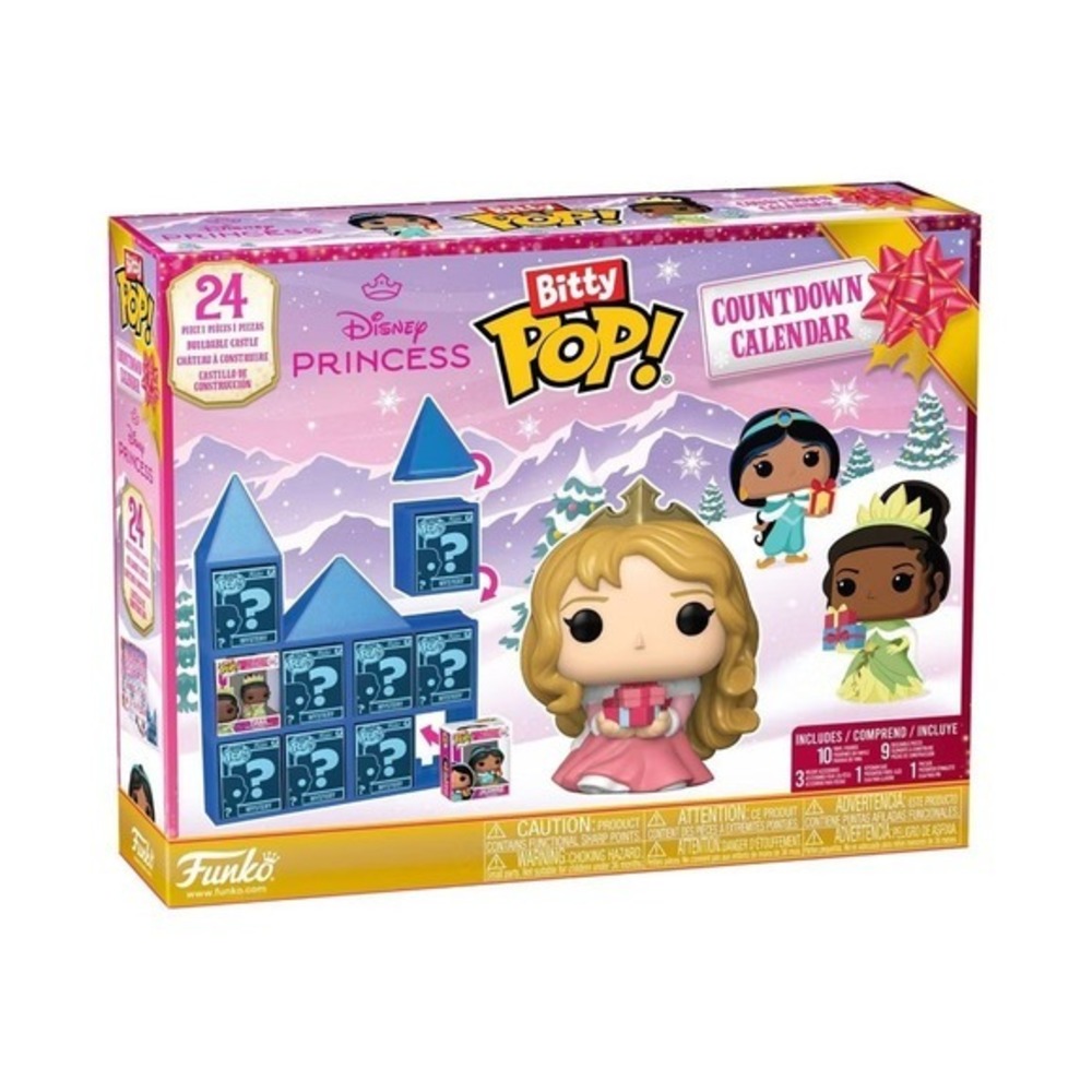 Disney Princess Funko Bitty Pop 24 Piece Countdown Calendar Christmas Holiday CC